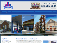 Tablet Screenshot of emsonsrealty.com